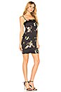 view 2 of 3 x REVOLVE Lucia Mini Slip Dress in Black Floral