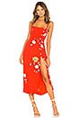 view 1 of 3 Janette Midi Dress in Red Floral