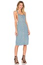 view 2 of 4 VESTIDO MIDI in Washed Denim
