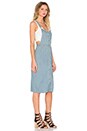 view 3 of 4 VESTIDO MIDI in Washed Denim