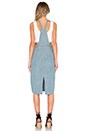 view 4 of 4 VESTIDO MIDI in Washed Denim