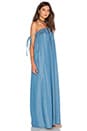 view 2 of 3 MAXI ROBE TUBE in Washed Denim