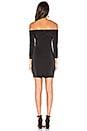 view 3 of 3 Shoulderless Bodycon Dress in Black