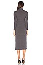 view 4 of 4 Cut Out Turtleneck Dress in Grey