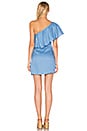 view 3 of 3 Clara One Shoulder Dress in Azure Blue
