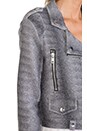 view 5 of 6 CHAQUETA MOTO in Grey Micro Animal Print