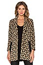 view 1 of 5 Drivers Coat in Leopard