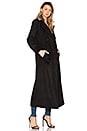 view 3 of 5 Vinnie Duster Overcoat with Faux Fur Trim in Black