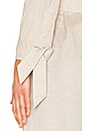view 5 of 5 Bella Unstructured Trench Coat in Flax