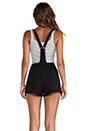view 4 of 5 Scoop Front Overall Shorts in Black