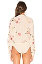 view 4 of 5 Daria Bodysuit in Cream Floral