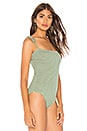 view 3 of 6 X Revolve Framboise Bodysuit in Keylime Stripe