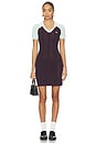 view 1 of 4 Sporty Rib Dress in Aubergine