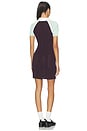 view 3 of 4 Sporty Rib Dress in Aubergine