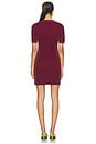 view 3 of 4 Bubble Jacquard Mini Dress in Red