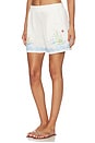 view 3 of 7 Oasis Crochet Beach Shorts in Oasis