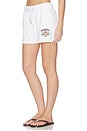 view 3 of 6 WAVES MONOGRAM TOWELLING ショートパンツ in White