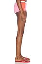 view 2 of 6 Monogram Bikini Short in Pink, Red, & White