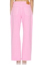 view 4 of 6 Monogram Denim Jean in Pink