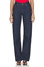 view 1 of 7 Selvedge Embroidered Laurel Jeans in Indigo