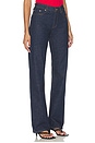 view 3 of 7 Selvedge Embroidered Laurel Jeans in Indigo