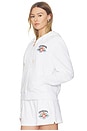 view 3 of 6 SUDADERA WAVES MONOGRAM ZIP UP in White