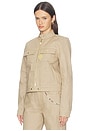 view 2 of 5 Canvas Denim Jacket in Beige