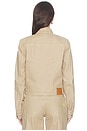 view 4 of 5 Canvas Denim Jacket in Beige