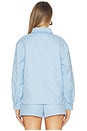 view 4 of 6 Monogram Oversized Shirt in Baby Blue