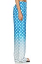 view 3 of 6 Silk Trouser in Gradient Diamond Monogram