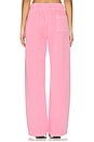 view 4 of 6 Washed Open Hem Jogger in Pink