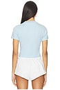 view 3 of 4 Blades Cropped Baby Tee in Pale Blue