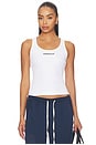 view 1 of 4 Ribbed Tank Top in Jersey White