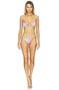 view 4 of 4 Gradient Printed Bikini Bottom in Multi