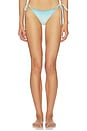 view 1 of 4 String Beaded Bikini Bottom in Blue & Green Gradient