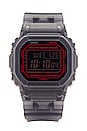 view 1 of 4 Watch in Clear & Black