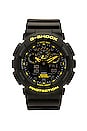 view 1 of 4 GA100 Caution Yellow Series Watch in Black & Yellow