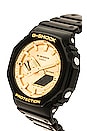 view 3 of 4 GA2100 Series Watch in Black & Gold