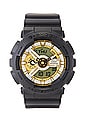 view 1 of 4 GA110CD Series Watch in Black & Gold