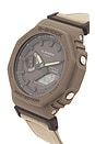 view 3 of 4 True Cotton And Food Textile Series Watch in Cloth Brown