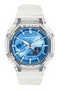 view 1 of 4 GA2100 Bold Metallic Series Watch in Skeleton & Blue