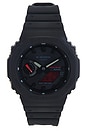 view 1 of 4 GAB2100 Black And Bold Red Series Watch in Black & Red