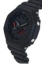 view 3 of 4 GAB2100 Black And Bold Red Series Watch in Black & Red