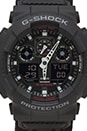 view 2 of 3 GA-100MC Cloth Band Watch in Black