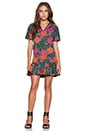 view 5 of 5 Esma Reversible Mini Dress in Floral & Black