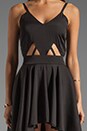 view 5 of 5 Dahlia Formal Cut Out Dress in Black