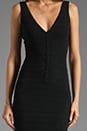 view 5 of 6 Robe V Profond in Noir