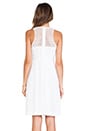 view 3 of 5 Geri Racerback Fit & Flare Lace Dress in Blanc