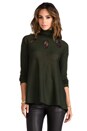 view 1 of 5 Pull Armada Col Cheminée en Evergreen/Noir in Evergreen & Noir