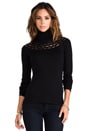 view 1 of 5 Armelle Wool Turtleneck Sweater in Noir